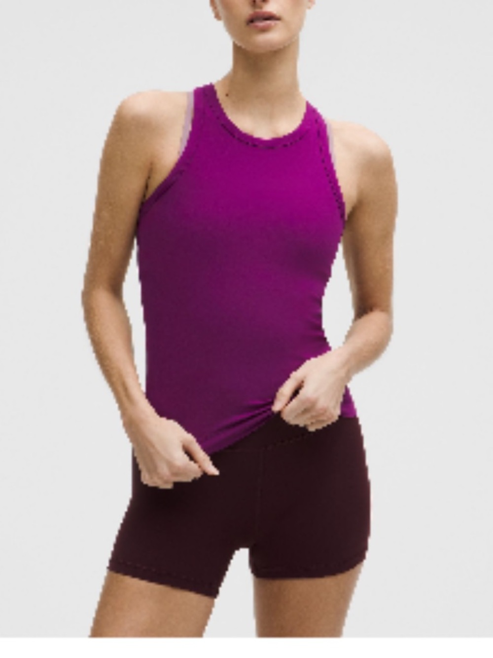 lululemon athletica Magenta Racerback Tank